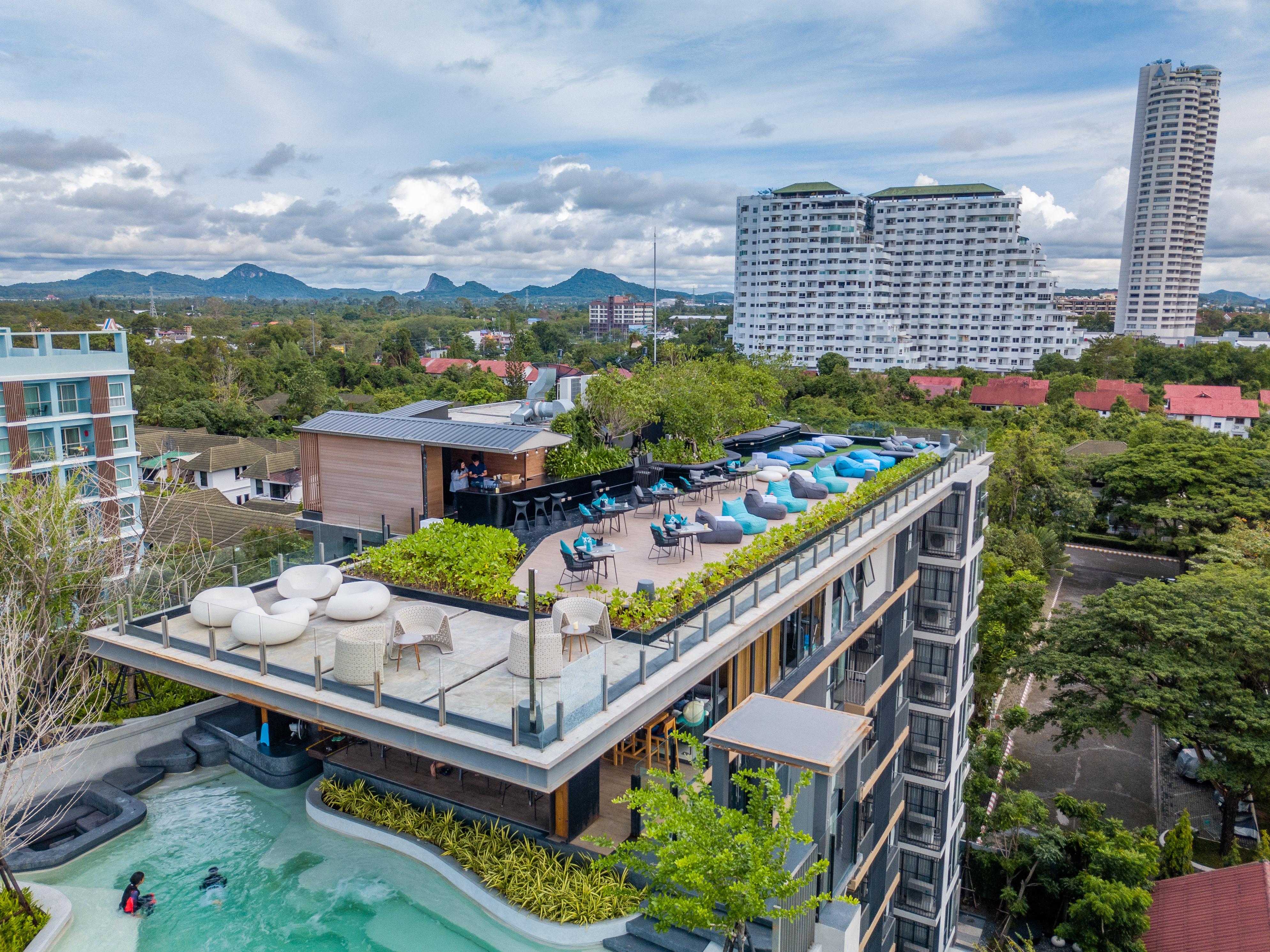Cross Vibe Pattaya Seaphere Na Chom Thian Exteriér fotografie
